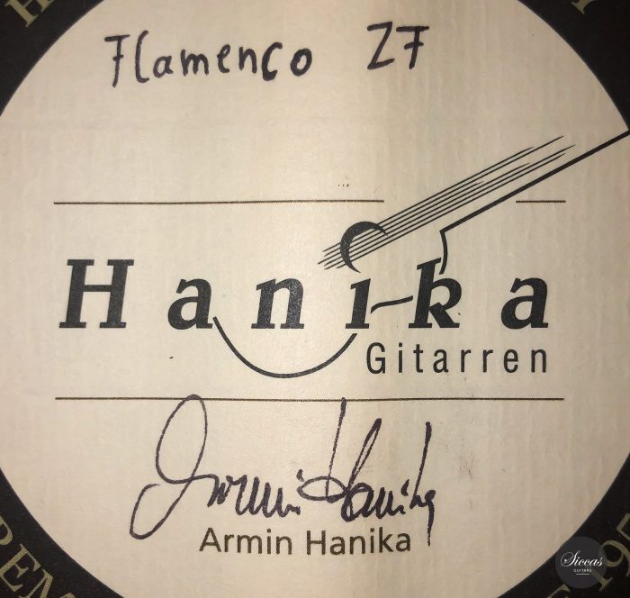 Classical guitar Armin Hanika ZF Flamenco 2021 25