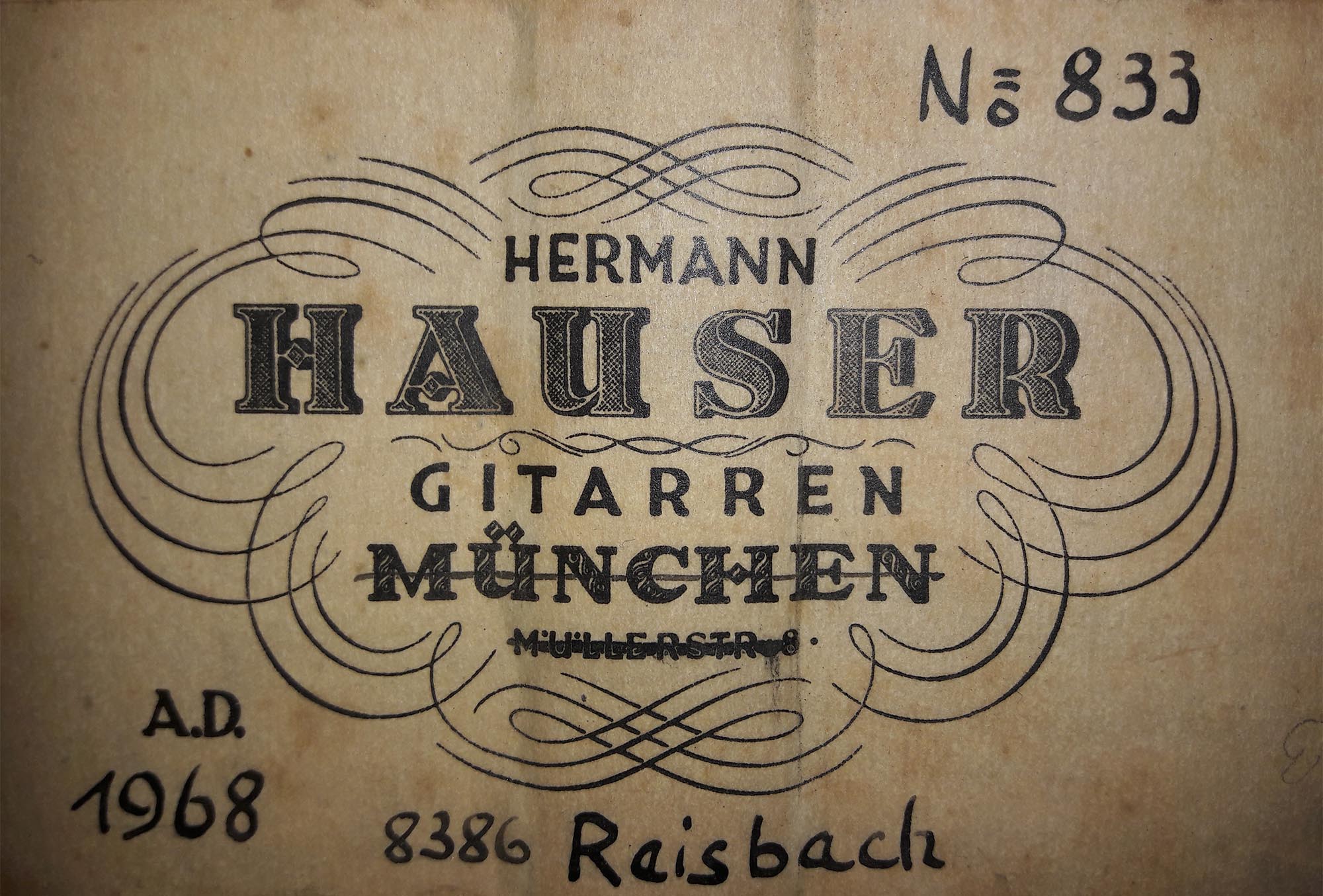 a hermann hauser II 1968 12062018 label