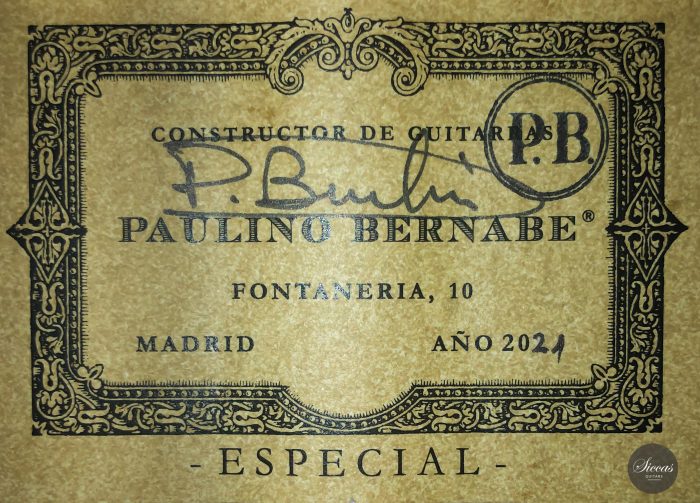 Classical guitar Paulino Bernabé Especial 2021 25