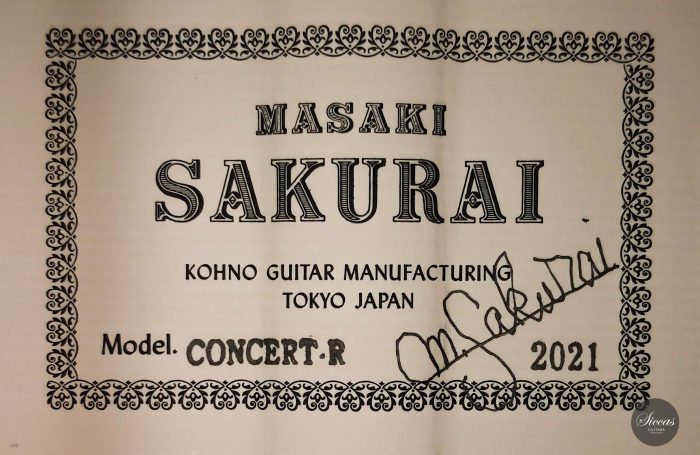 Classical guitar Sakurai Kohno Concert R Cedar 2021 2021 23
