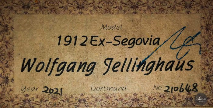 Classical guitar Wolfgang Jellinghaus Segovia Spruce Maple 2015 23