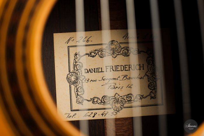Classical guitar Daniel Friederich 1970 13