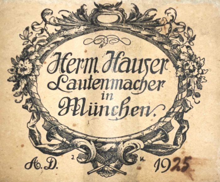 Hermann Hauser 1925 26