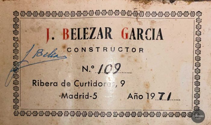 Jesus Belezar Garcia 1971 No.109 30