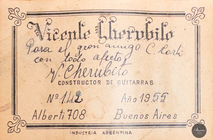 Vicente Cherubito 1955 No. 142 30 1