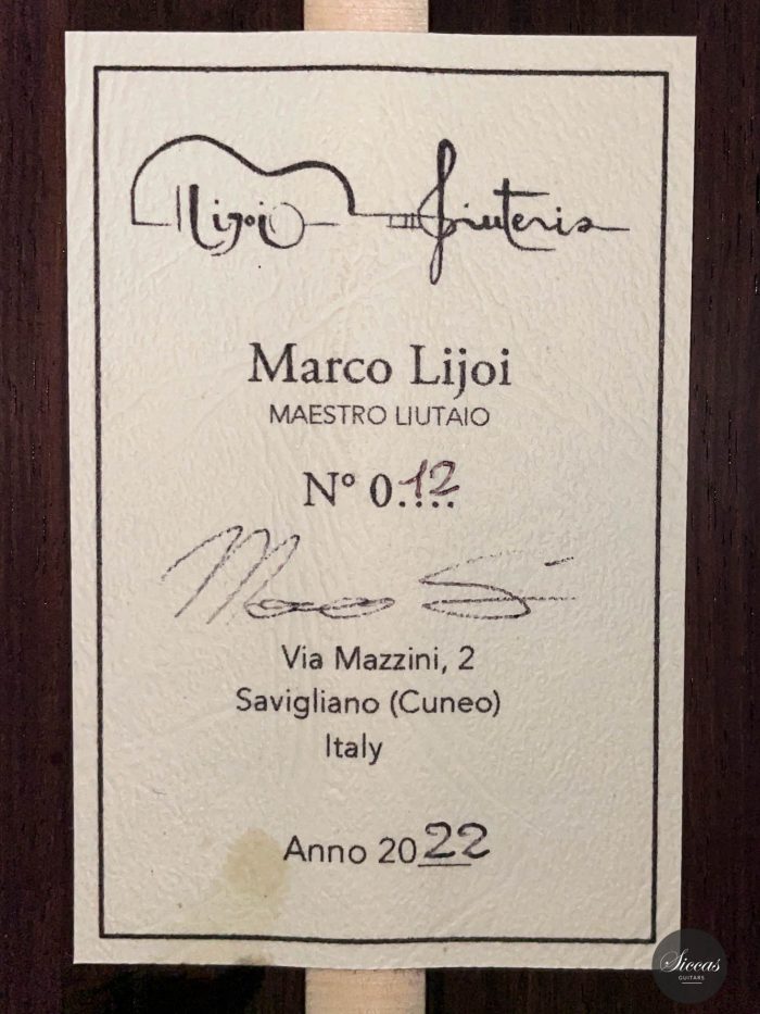 Marco Lijoi 2022 No. 012 20 1
