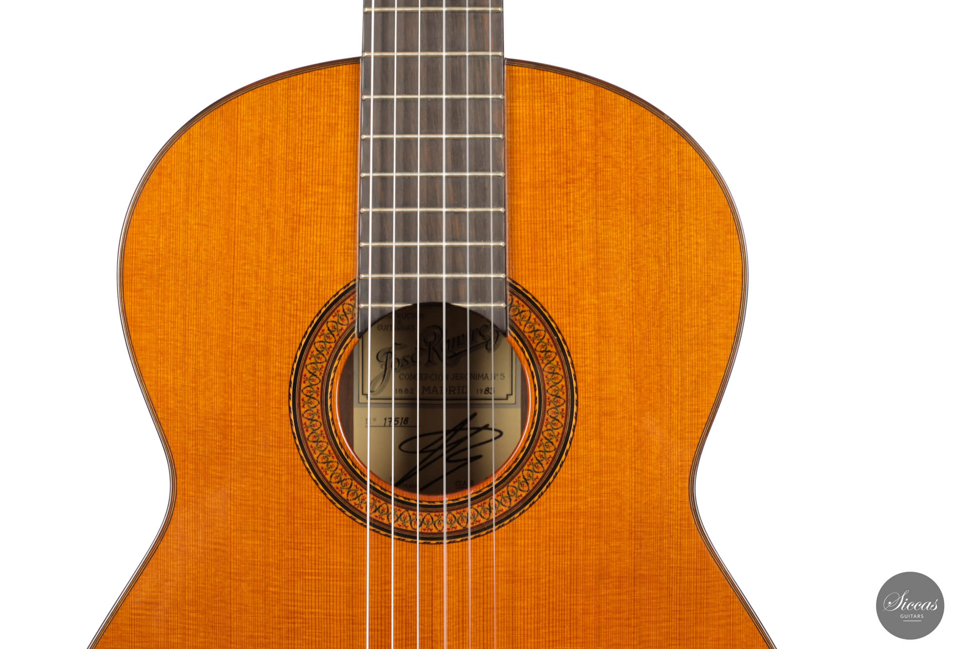 José Ramirez - 1983 1a No. 17518 at SICCAS GUITARS - The