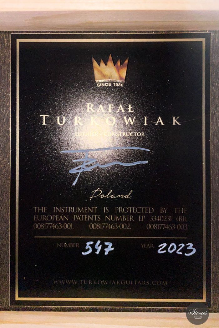 Rafal Turkowiak 2023 The Queen of Guitars Black Diamond 64cm No.547 20
