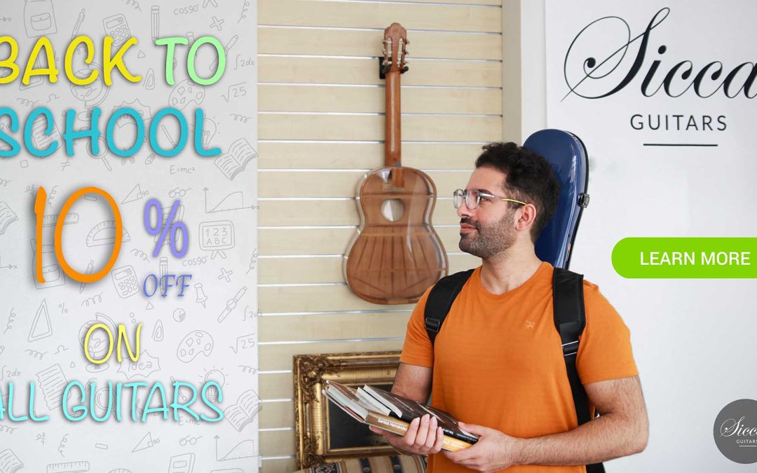 SICCAS GUITARS – BACK TO SCHOOL CAMPAIGN