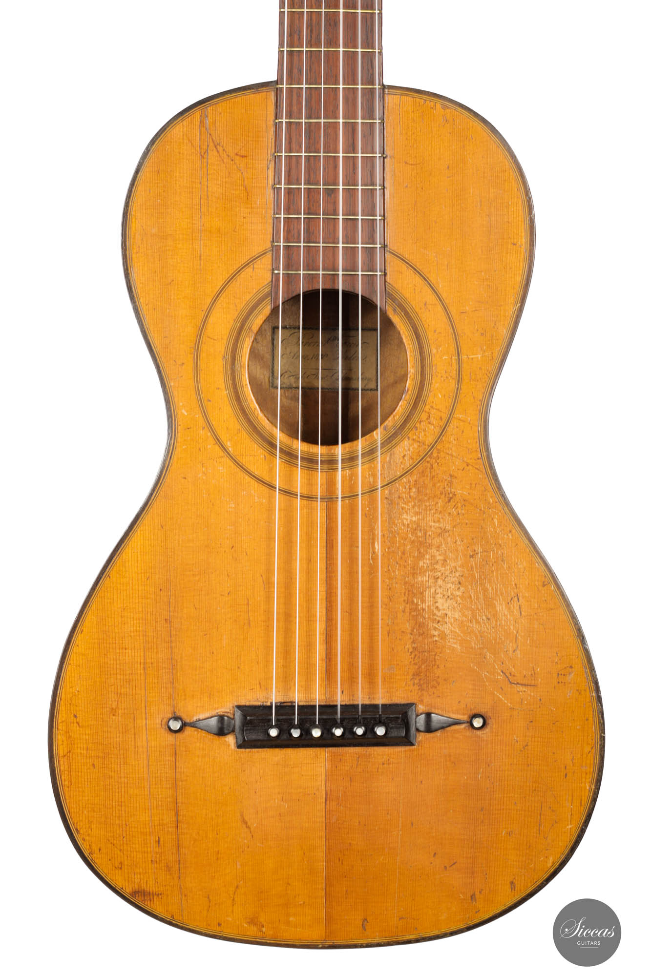 公式オンラインストア ルイ・パノルモ作 ハカランダ 19世紀ギター