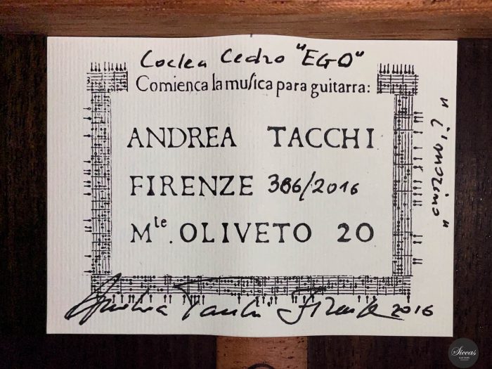 Andrea Tacchi 2016 Coclea Ego 1