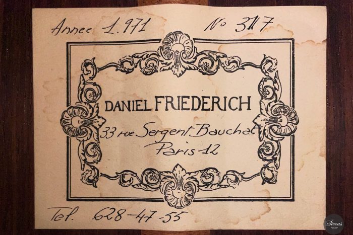 Daniel Friederich 1971 No. 317 18