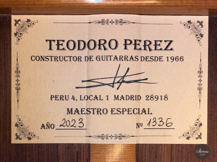 Teodoro Perez 2023 Maestro Especial No. 1336 1