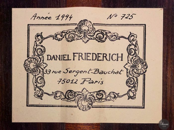 Daniel Friederich 1994 No. 725 1