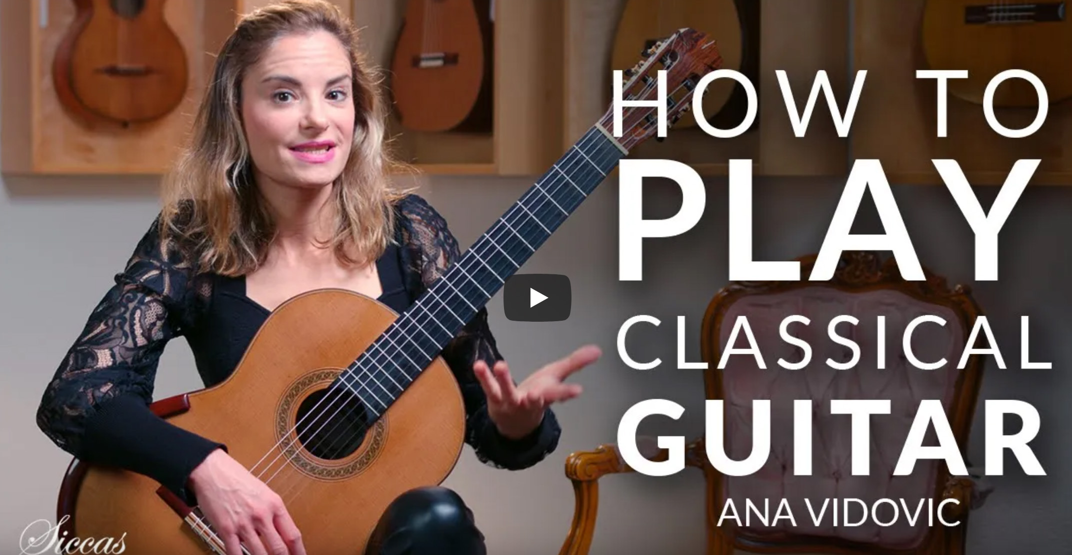 Mastering the Tremolo Technique on Classical Guitar with Ana Vidovic A Siccas Guitars Tutorial SICCAS GUITARS The world s finest guitars in one place