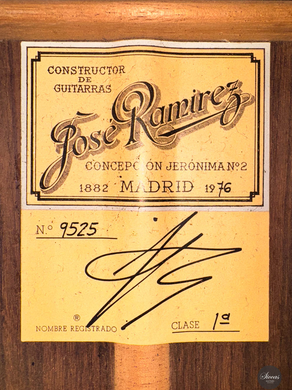 Jose Ramirez II - 1941 at SICCAS GUITARS - The world's