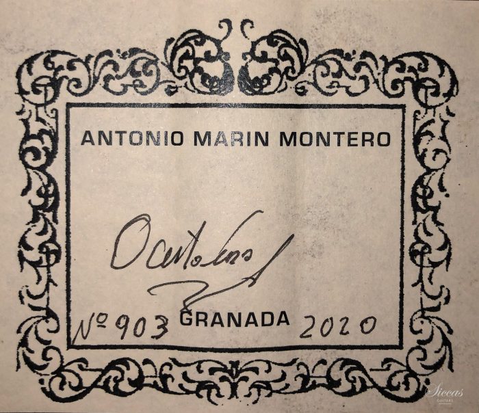 Classical guitar Antonio Marin Montero 2020 24