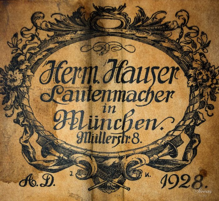 Classical guitar Hermann Hauser 1928 1