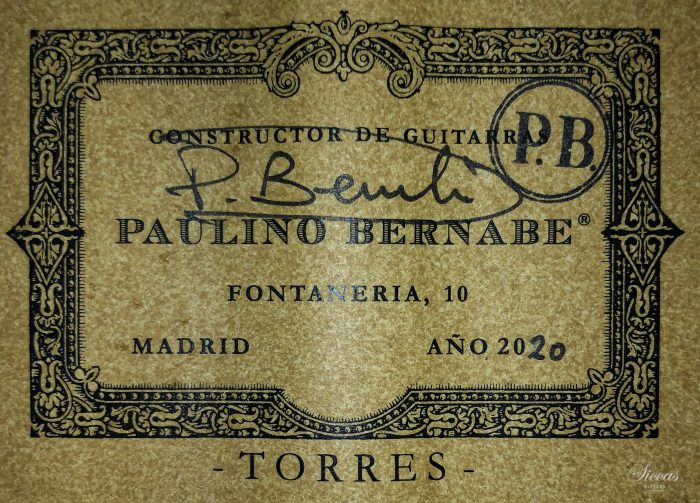 Classical guitar Paulino Bernabé Torres 2020 29