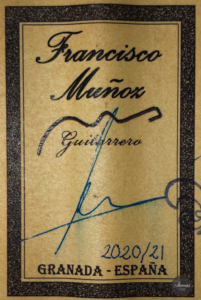 Classical guitar Francisco Munoz 2020 25