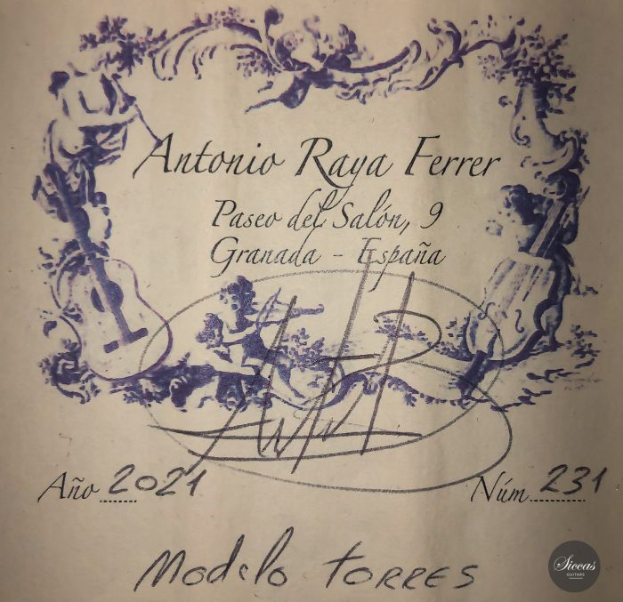 Classical guitar Antonio Raya Ferrer Torres 2021 25