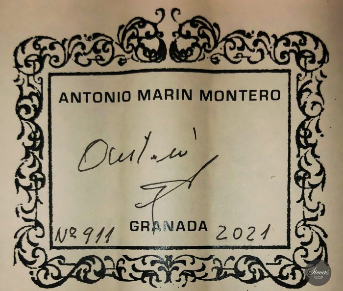 Classical guitar Antonio Marin Montero 2021 25