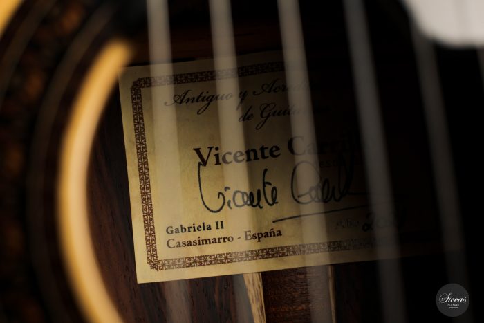 Classical guitar Vicente Carrillo Doubletop 2021 13
