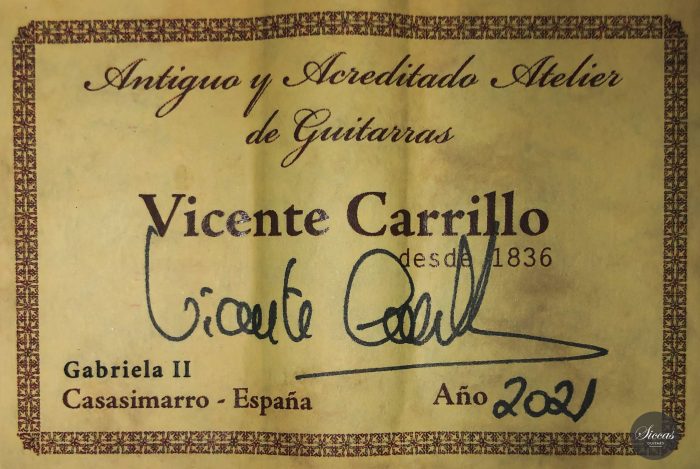 Classical guitar Vicente Carrillo Doubletop 2021 23