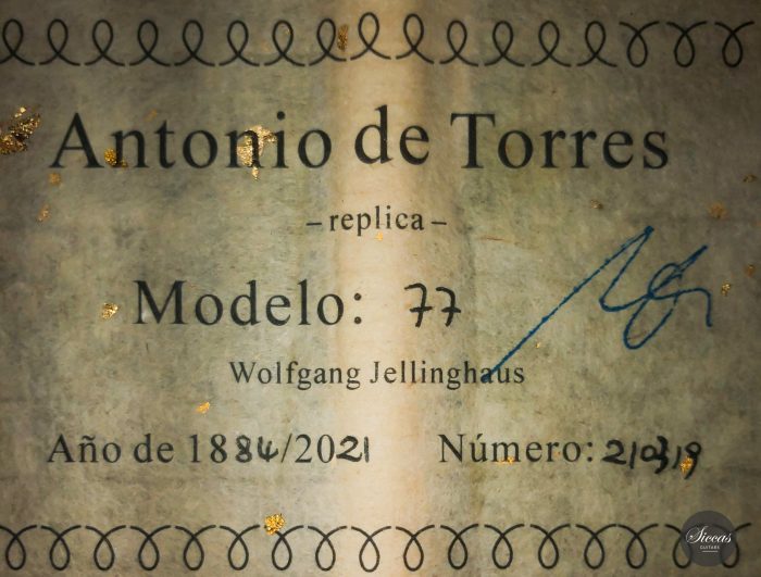 Classical guitar Wolfgang Jellinghaus Torres 77 Antique 2021 25