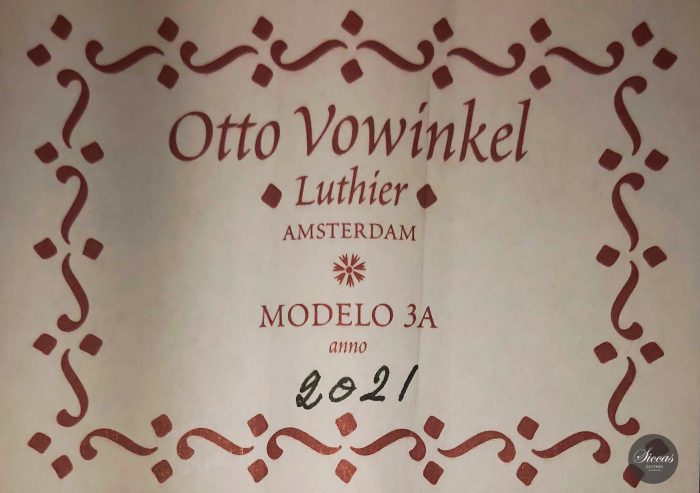Classical guitar Otto Vowinkel 3A 2021 23