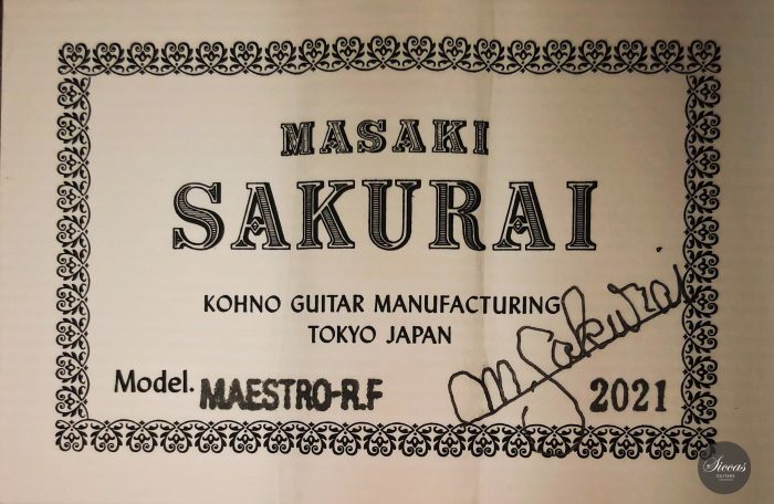 Classical guitar Sakurai Kohno Maestro RF 2021 25