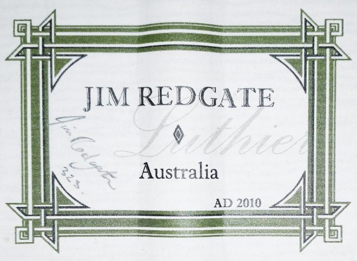 a jimredgate 2010 06122019 label